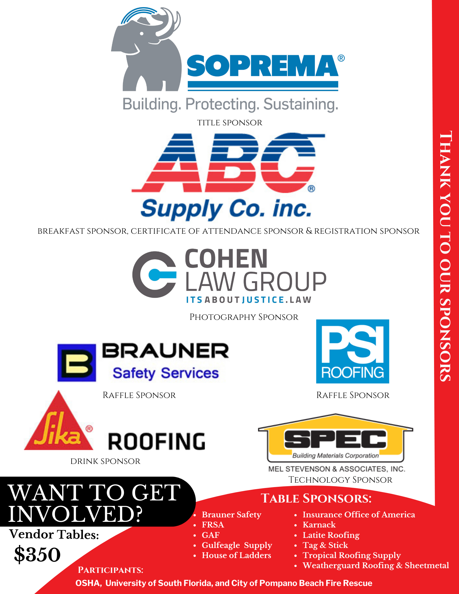 RCASF Educational Training Day SOLD OUT! Roofing Contractors